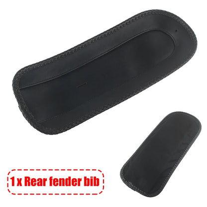 Motorcycle Decorative Pad Rear Fender Bib Black Pu Leather Rear Bib For Harley-Davidson Dyna FXDS-CONV FXDB FXDC FXDL FXDB FXD