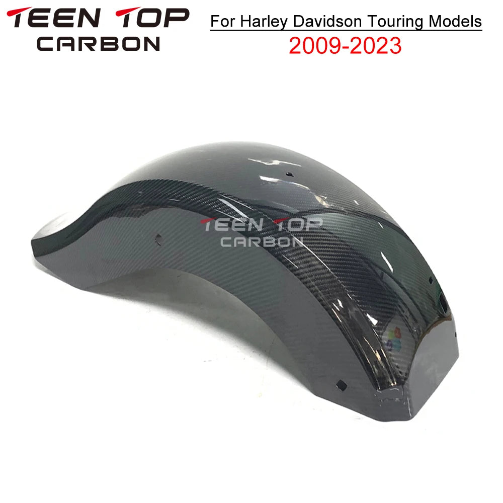 For Harley Davidson Touring Models Rear Fender 2009-2023 Motorcycle Twill Carbon Fiber Mud Protector Fairing Parts Road Glide