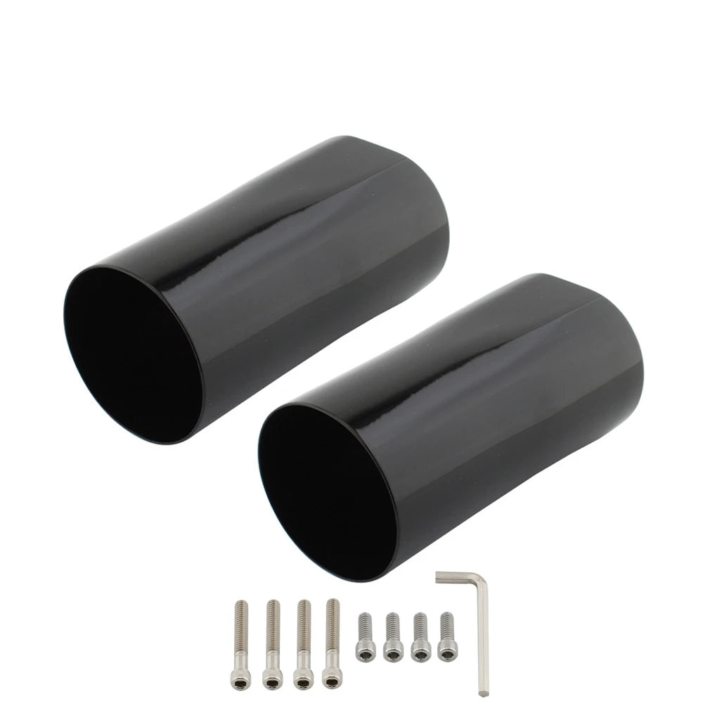 Motorcycle Front Fork Slider Protective Covers For Harley-Davidson 1200 Electra Glide FLH 15th Anniversary Fat Boy FLSTF 2005