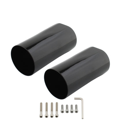 Motorcycle Front Fork Slider Protective Covers For Harley-Davidson 1200 Electra Glide FLH 15th Anniversary Fat Boy FLSTF 2005