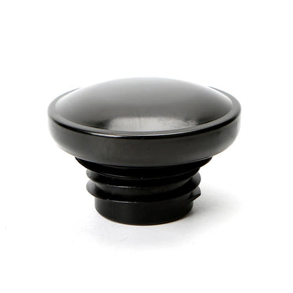 Motorcycle Vented Fuel Tank Cap Oil Fuel Gas Tank Cover For Harley Sportster 883 XL Dyna Softail Right-hand Thread Smooth Black
