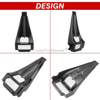 Fits For Harley Touring FLH Road King Electra Street Road Glide 1997-2013 Front Chin Spoiler Radiator Grill