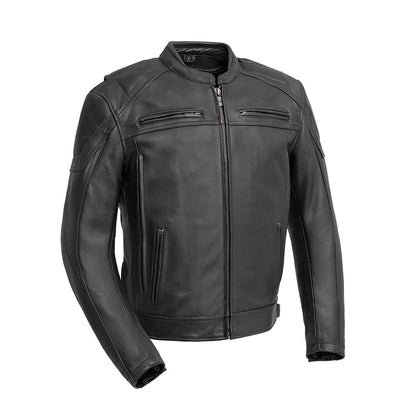 Chaos - Men's Leather Motorcycle Jacket