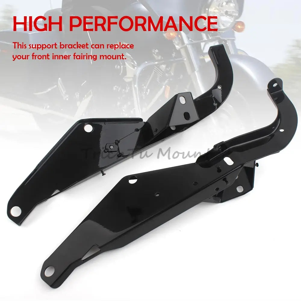 Batwing Bracket Fairing Support Steel Mount Bracket Holder For Harley Touring Electra Street Glide 1996-2013 ,1 Pair