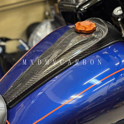 For Harley Davidson Touring 2022-2008 Electra Road Street Tri Glide Ultra Motorcycle 3K Dry Carbon Fiber Tank cover Fairing Kit