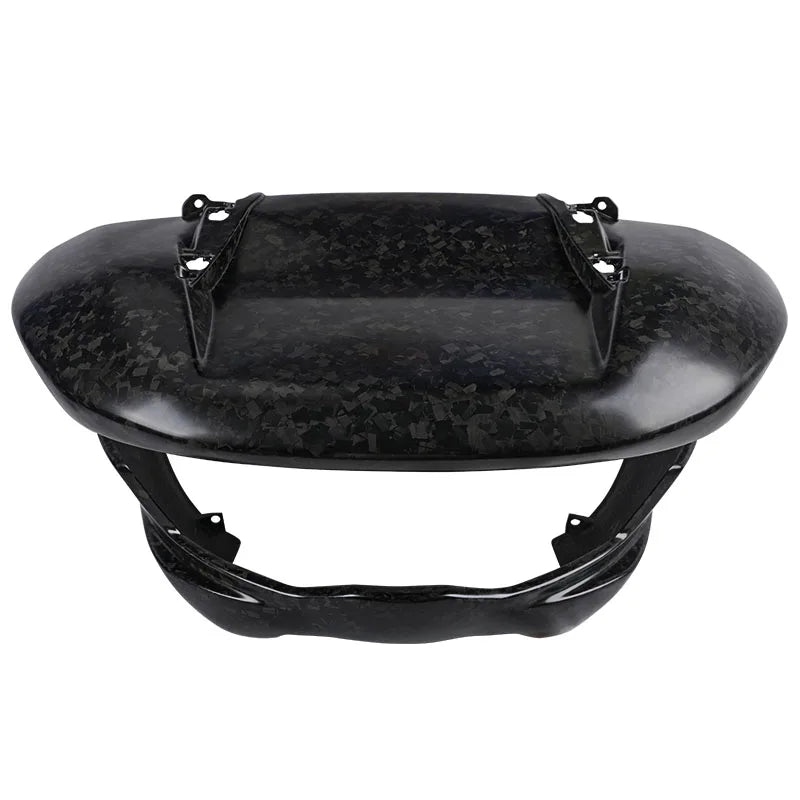 Black Matte Forged Carbon Fiber Motorcycle Front Fairing for 2023-2025 CVO Road Glide (FLTRXSE)