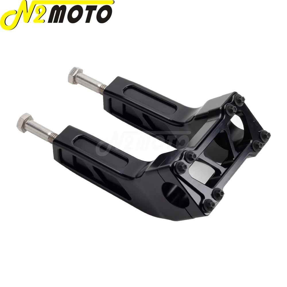 Club Style 25mm Handlebar T-bar Riser 4"-14" For Harley Sportster XL Softail Street Bob FXBB Bobber Cafe Racer Custom Chopper