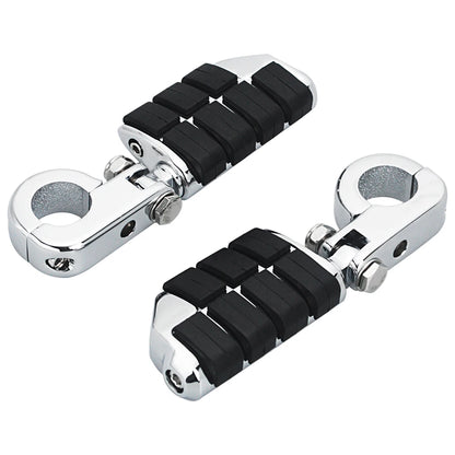 1 1/4" Motorcycles Highway Crash Bar Foot pegs Rest Clamps Engine Guard Mounts For Harley Honda Yamaha Kawasaki Davidson Softail