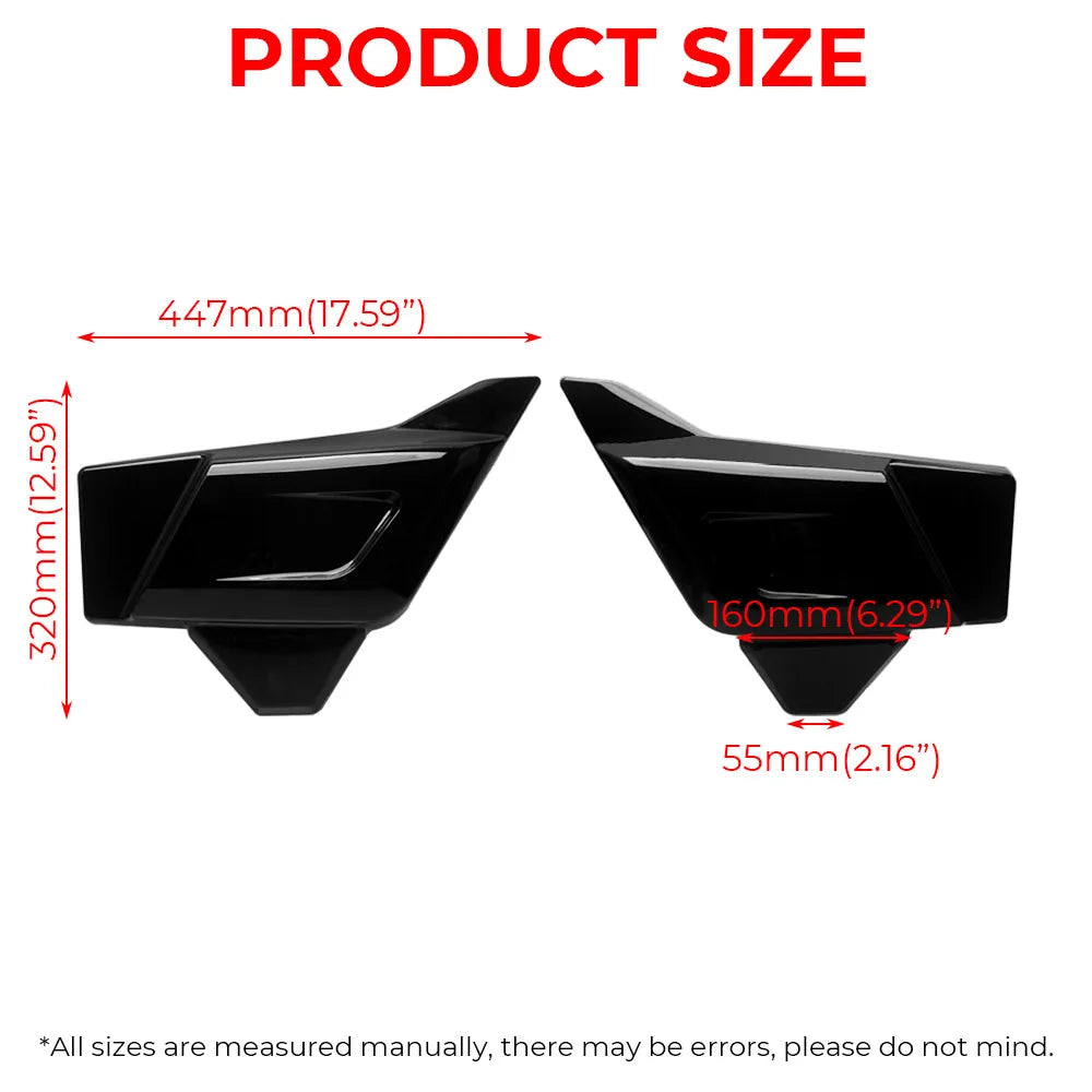 1 Pair Motor Battery Side Covers Panels For Harley Touring Road Glide CVO/SE ST FLTRXSE FLTRX Street Glide FLHXSE FLHX 2023-2026