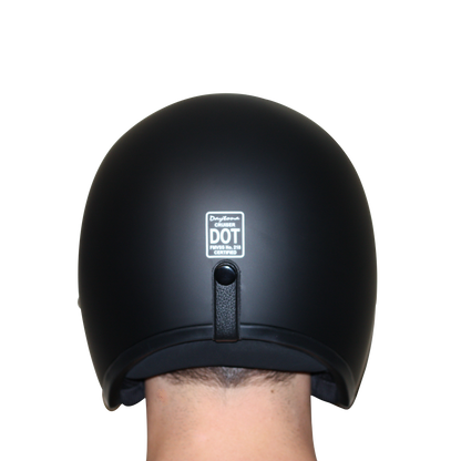 DOT Approved Daytona Cruiser Open Face Motorcycle Helmet - Men, Women & Youth - With Visor & Graphics - W/ Money
