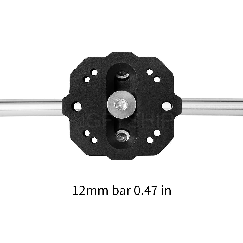 Universal Moto Bar Mounted GPS Adapter For 2- or 4-hole AMPS Pattern For Aprilia For BMW For Yamaha For KTM 12mm 14mm 16mm 22mm