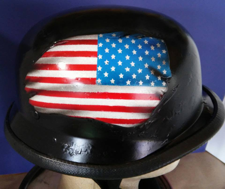 Harley helmet Dont Tread on Me