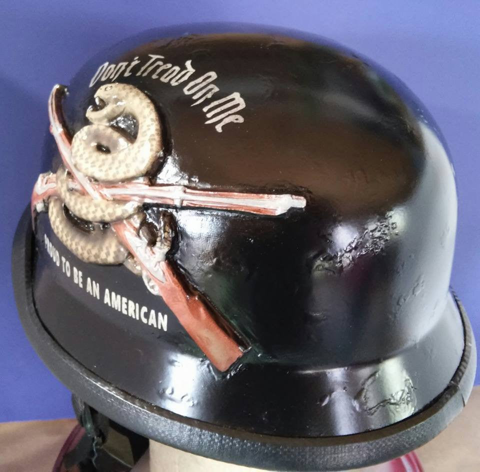Harley helmet Dont Tread on Me