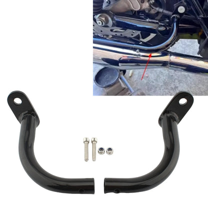 2PCS Motorbike SaddleBag Guard Mount Support Bracket For Harley Davidson Touring 1993-2013