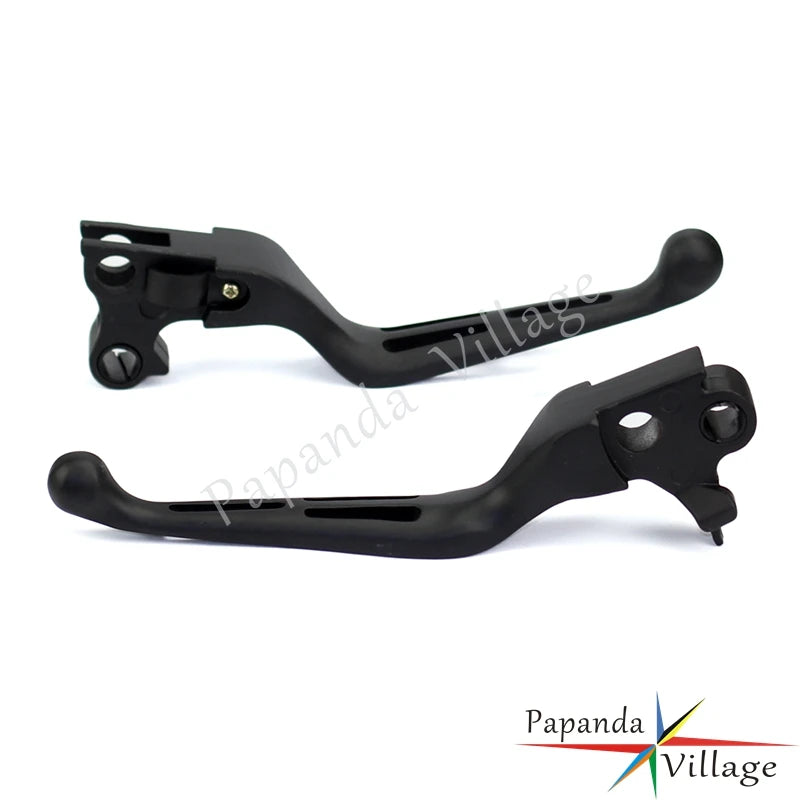 Motorcycle Chrome Brake Clutch Hand Lever Wide Blade Levers For Harley Dyna Breakout EFI FXSB 2013-2014 Wide Glide 1996-2005