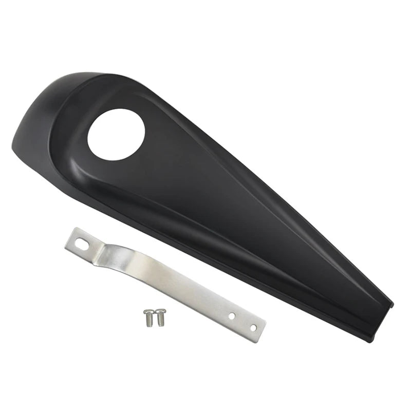 For Harley Touring Glides Road King 08 Up Motorcycle Black Smooth Dash Fuel Tank Console Trim Panel Kit Oil Gas Tank Cover Cap