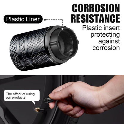 4PCS Corrosion-Resistant Valve Stem Caps