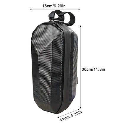 Bicycle Handlebar Bag Portable Hard Shell Bike Front Bag Large Capacity Hanging Storage Box for Electric Scooter Easy to Install