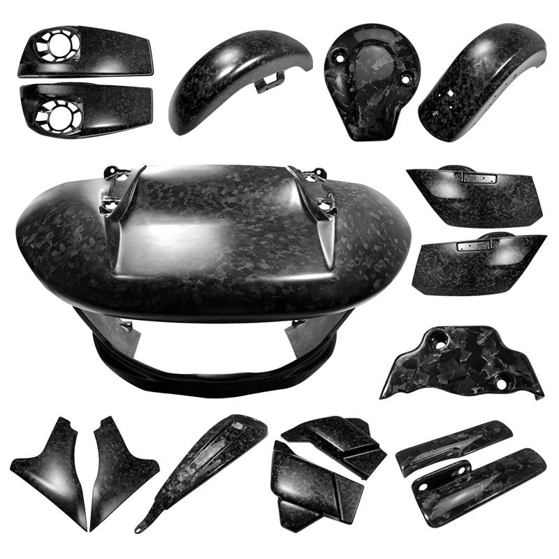 KIT For Harley Davidson 121CVO 121ST 2024-up 117 Street/Road Glide FLHX FLTRX Motorcycle Fairing Kits Headlight Cover Front Fender