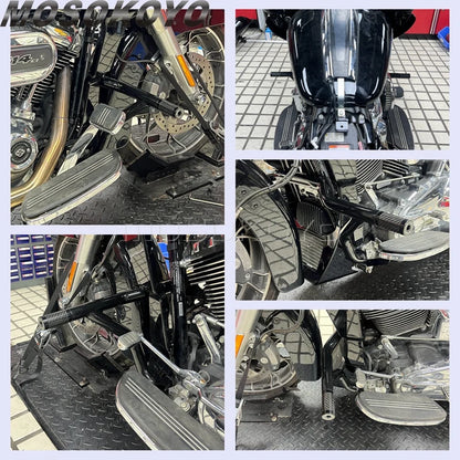 Motor Engine Highway Guard Crash Bar Fairing Bracket Supports Accessories For Harley Road Glide Ultra FLTRU FLTRUSE FLTRXS FLTRX
