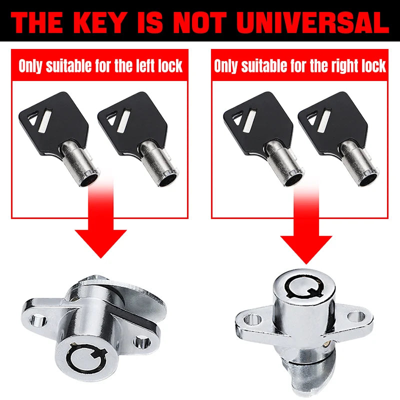 Motorcycle Hard Saddlebag Lock Key Kit Set Fit For Harley Touring Models Electra Street Glide Road King 1993-2022