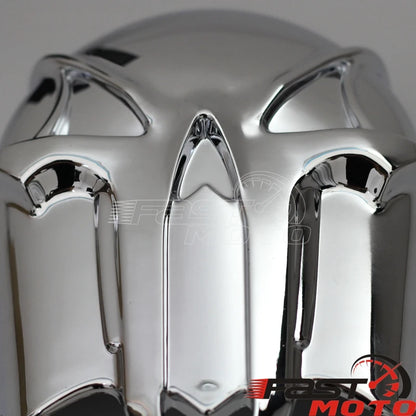 Motorcycle Skull Trumpet Horn Cover For Harley Touring Road King FLHR/I Street Glide Electra Glide FLHT Dyna Softail 1992-2013