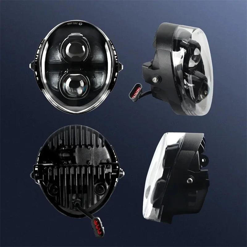 LED Headlight With High Low Beam Lamp Motorcycle Headlamp for Harley Davidson VRod V-Rod VRSC VRSCA VRSCB VRSCF VRSCAW 2002-2017