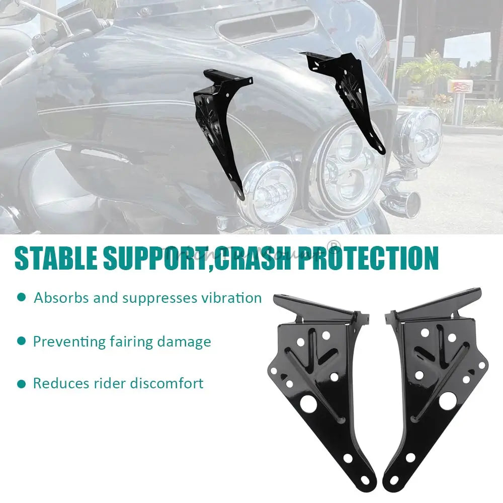 Front Inner Fairing Support Mount Radio Bracket For Harley Touring Street Electra Glide Ultra 2014-2024 Motorcycle Accessories