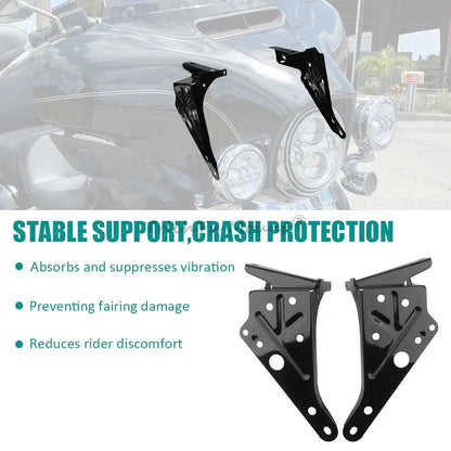 Front Inner Fairing Support Mount Radio Bracket For Harley Touring Street Electra Glide Ultra 2014-2024 Motorcycle Accessories