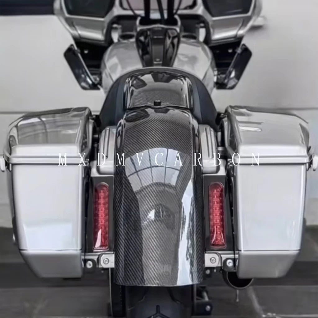 For Harley Davidson Touring 2023-2008 Street Glide Ultra CVO Road Glide Road King Motorcycle Carbon Fiber Rear Fender Fairing