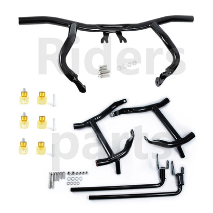 Motorcycle Saddlebag Guard Rails Bag Guards Engine Guard For Harley Road Glides Street Glides Road Glides FLHT FLHX 2014-2025