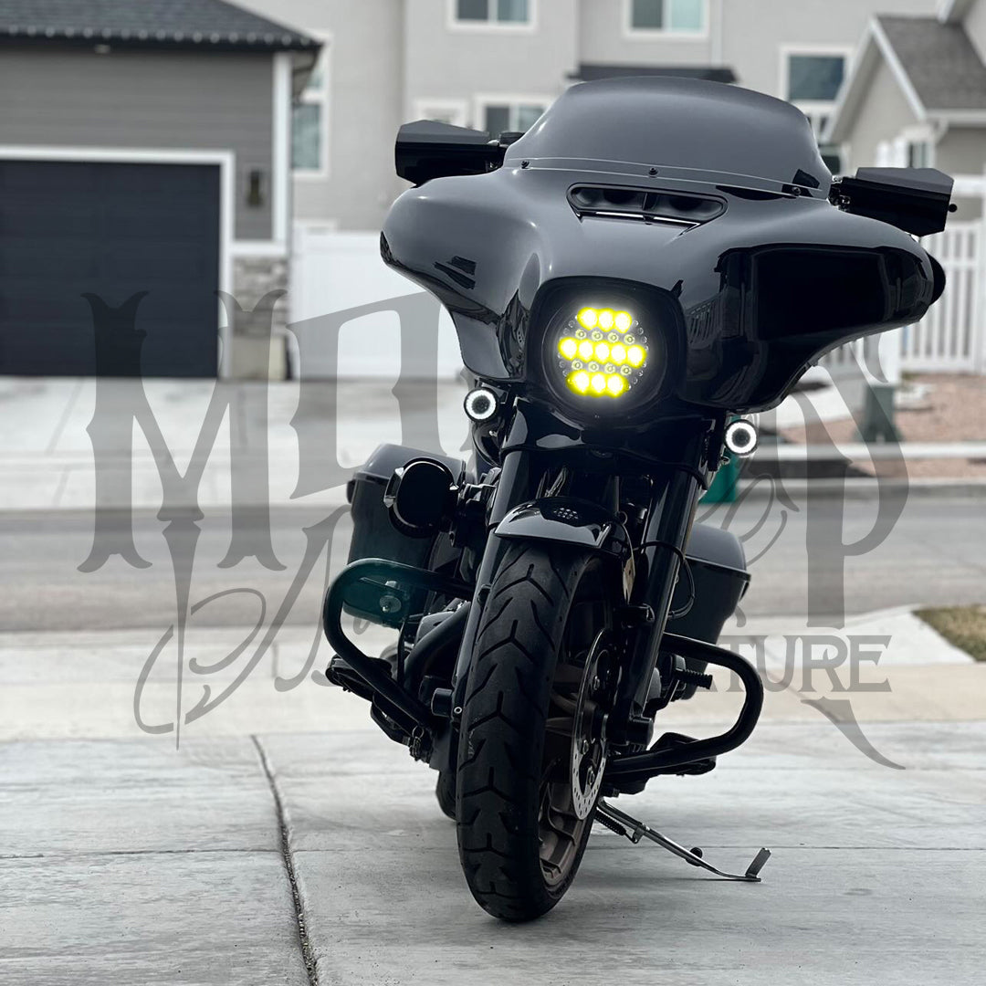 MOONSMC® Moonmaker Fly Eye® V2 7″ LED Headlight