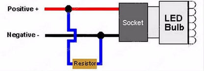 MOONSMC® High Power LED Load Resistors 25W