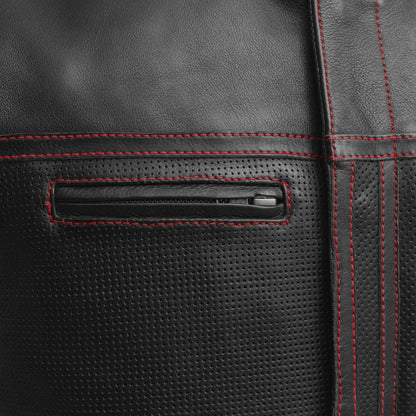 Lowrider Perforated Men's Leather Vest