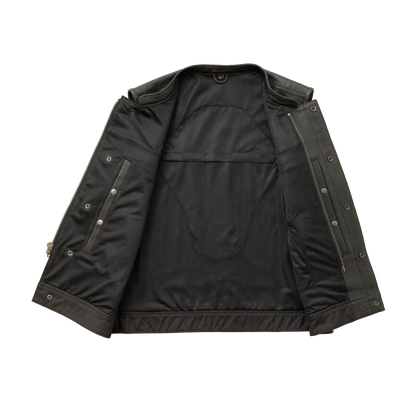 Lowside Men's Perforated Motorcycle Leather Vest