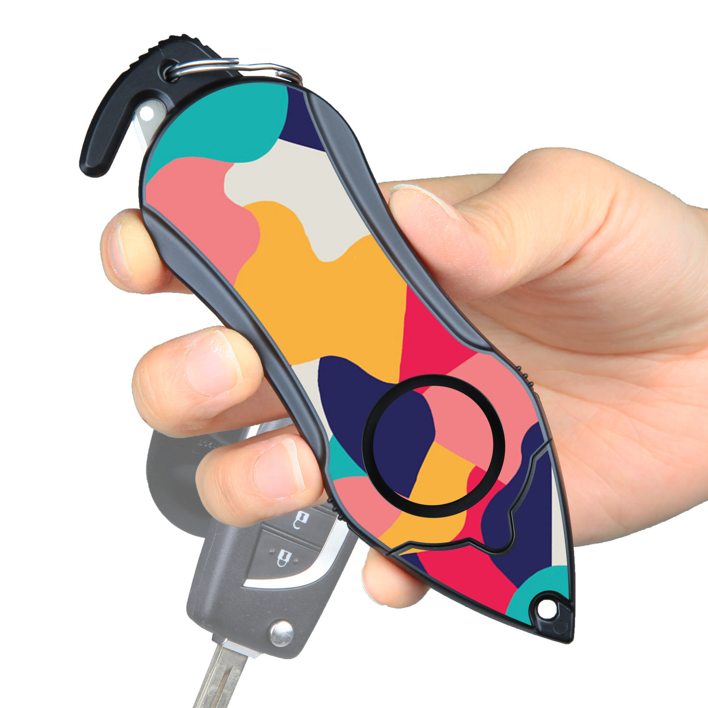 Personal Alarm Keychain Safety Emergency Tool (Colorful)