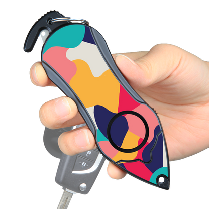 Personal Alarm Keychain Safety Emergency Tool (Colorful)
