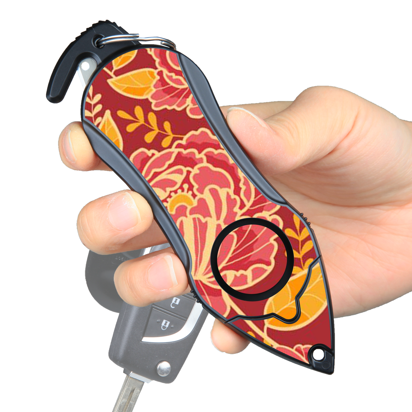 Personal Alarm Keychain Safety Emergency Tool (Peony)
