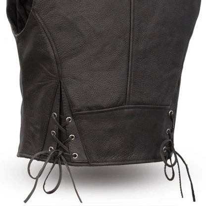 Montana Women's Motorcycle Leather Vest