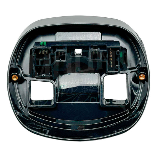 MOONSMC® Black Tail Light Base Plate Bezel Softail M8