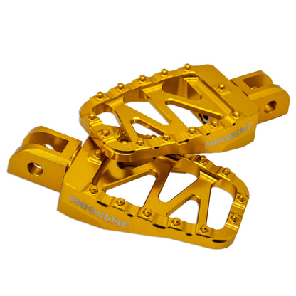 MOONSMC® MX Style Pegs – Billet Aluminum Motorcycle Foot Pegs V3