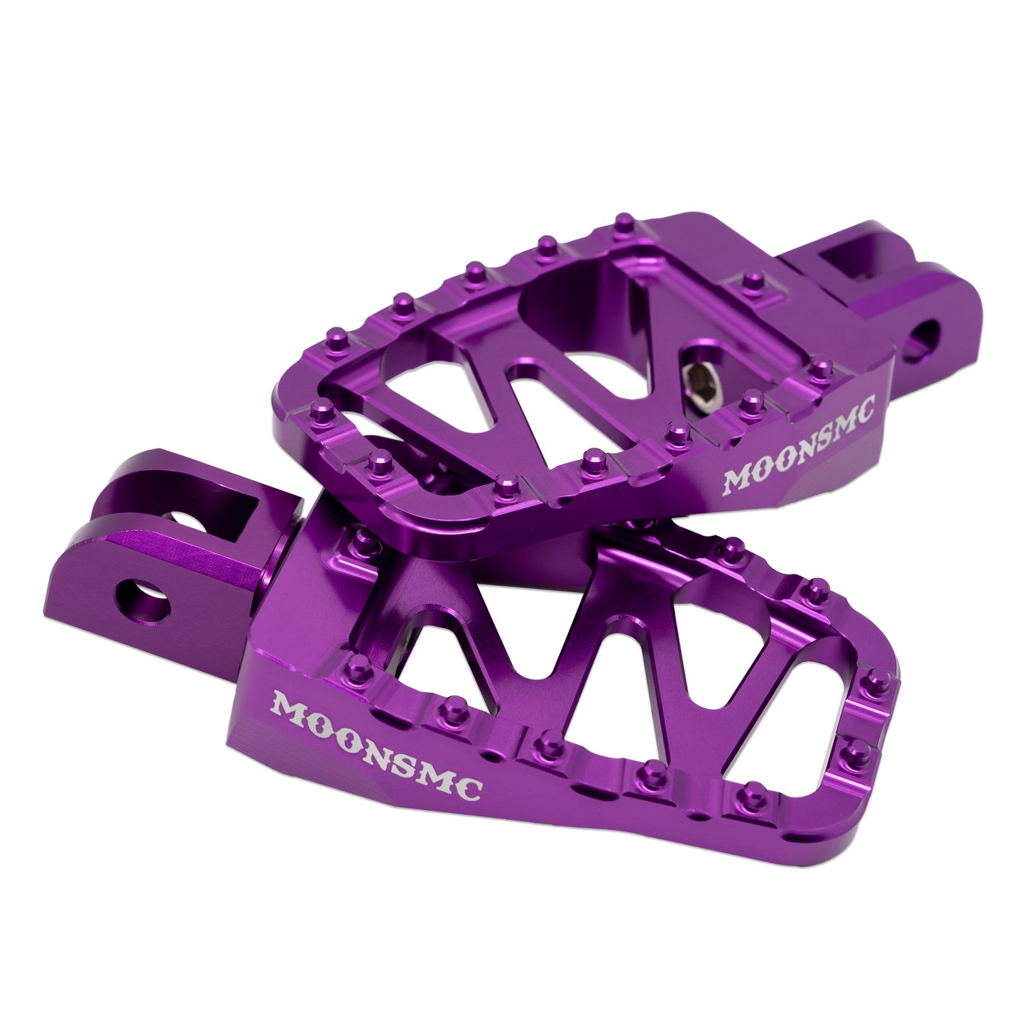 MOONSMC® MX Style Pegs – Billet Aluminum Motorcycle Foot Pegs V3