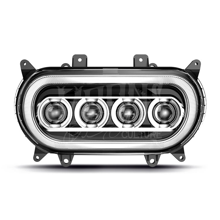 MOONSMC® Moonmaker 3 LED Headlight with Halo — Road Glide (2015–2024)
