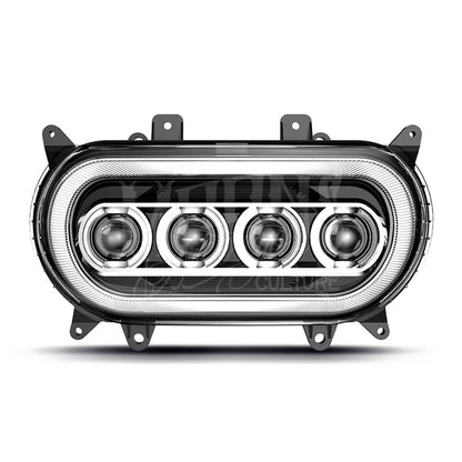 MOONSMC® Moonmaker 3 LED Headlight with Halo — Road Glide (2015–2024)