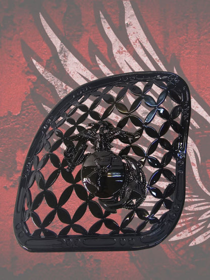 98-2024 Road Glide 3D USMC speakers grill covers set