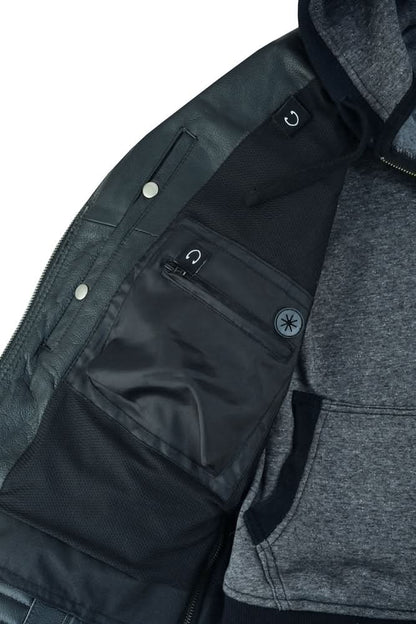 Rush Charm Women's Premium Cowhide Moto Jacket