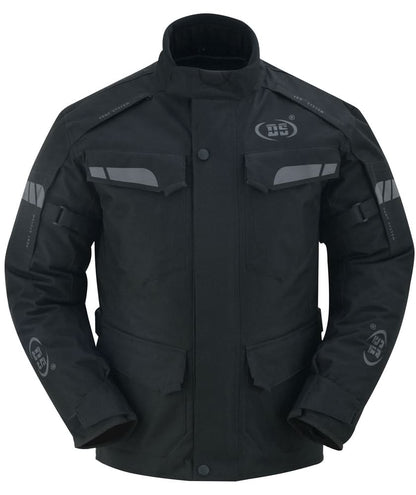 Heavy Duty Polyester Textile Mens motorcycle Jacket
