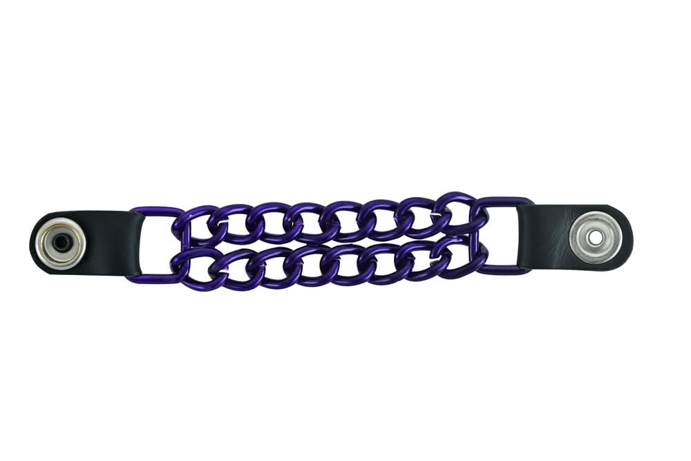 PKVPC1PG Vest EXTENDER POWDER COATED PURPLE GLITTER