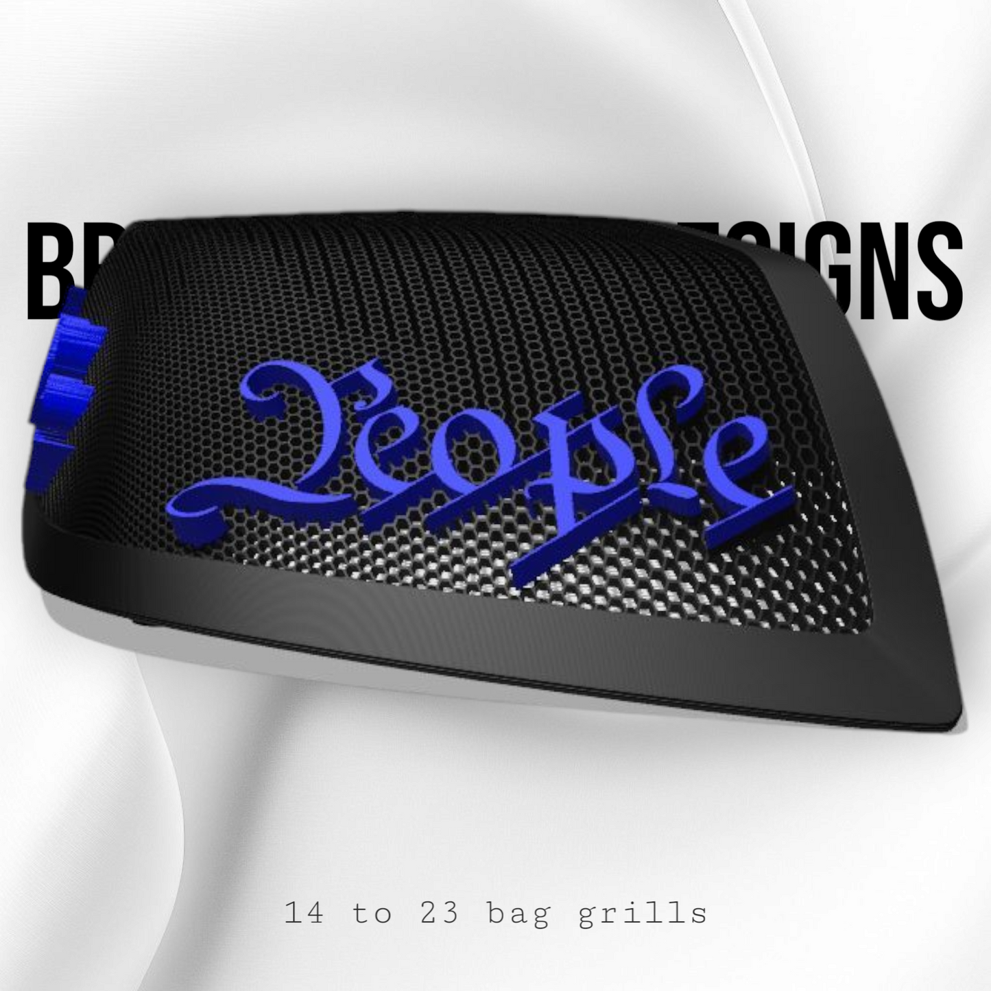 14-24 Harley Davidson bag lid Speaker Grill Cover We the People