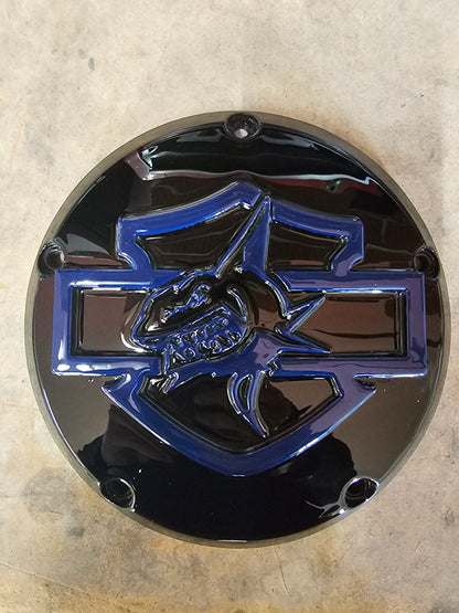 3D Shark themed derby cover